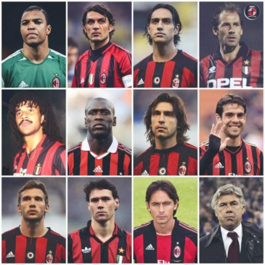 ¡Equipazo! El 11 histórico del Milan que haría 'estragos' en Italia y Champions