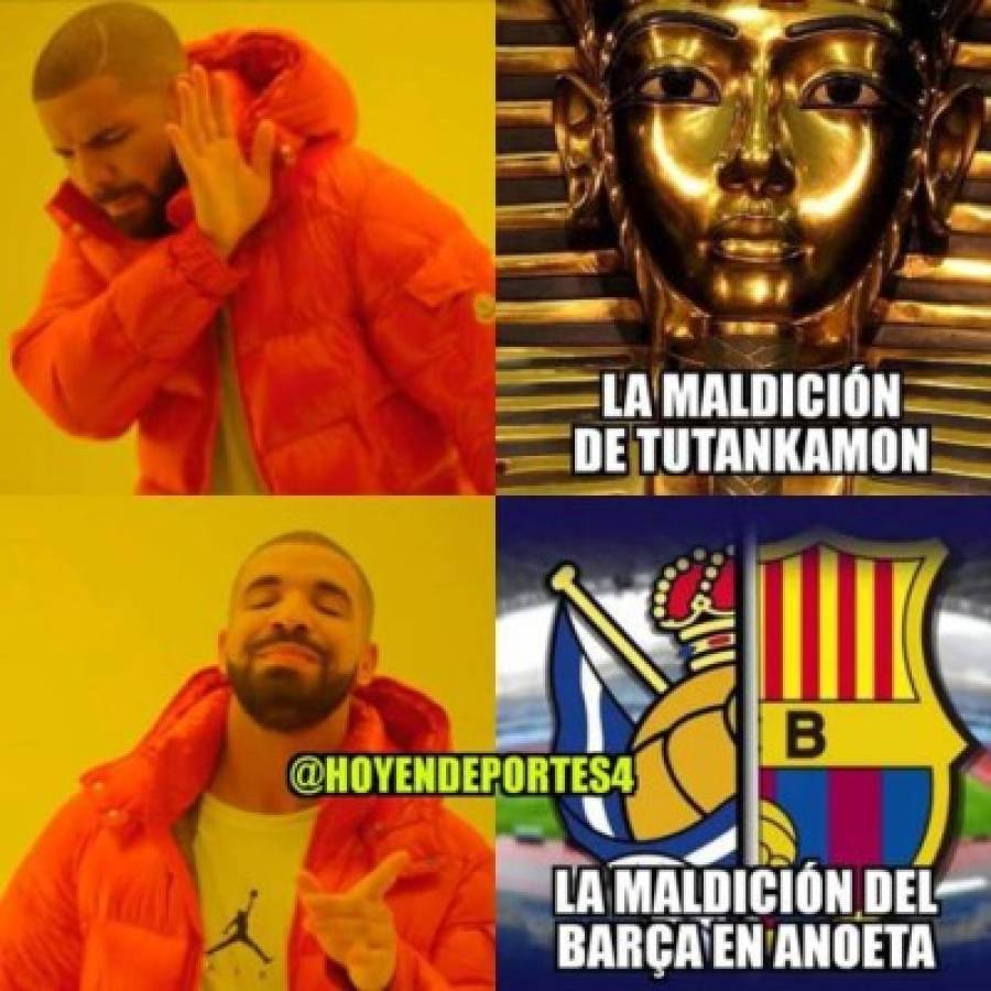 Los memes del sufrido triunfo del Barcelona sobre la Real Sociedad