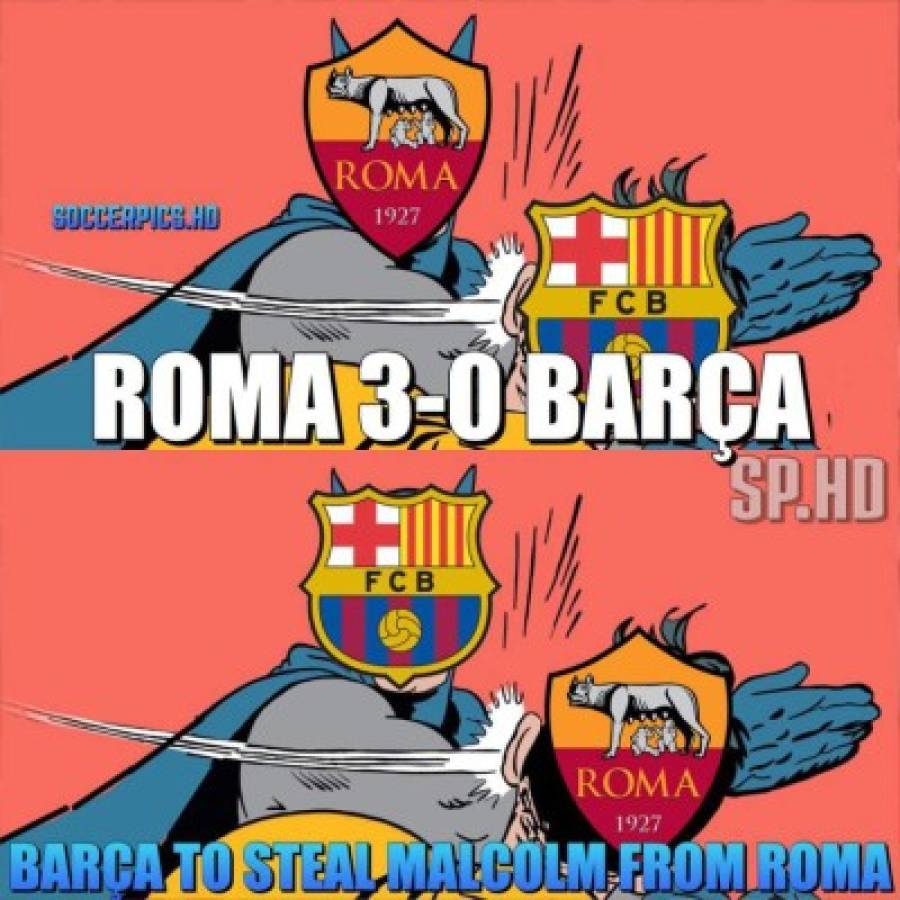 ¡Crueles! Malcom y los tremendos memes del 'robo' del Barcelona a la Roma
