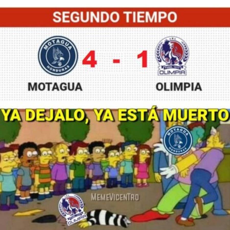 Crueles: Los otros memes que no has visto de la humillación de Motagua a Olimpia   