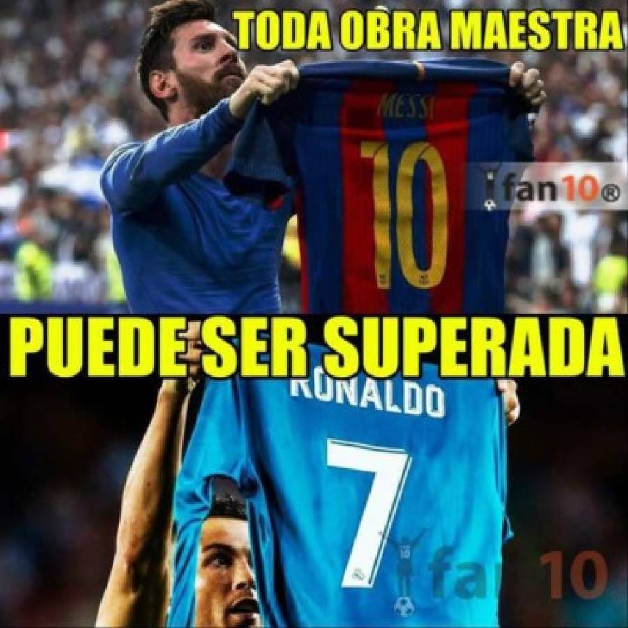 Los divertidos memes que dejó la celebración de CR7 ante Barcelona