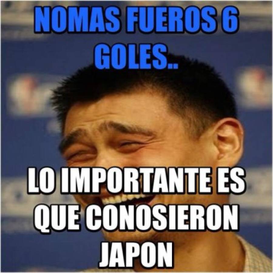 Con memes se burlan de goleada Honduras ante Japón