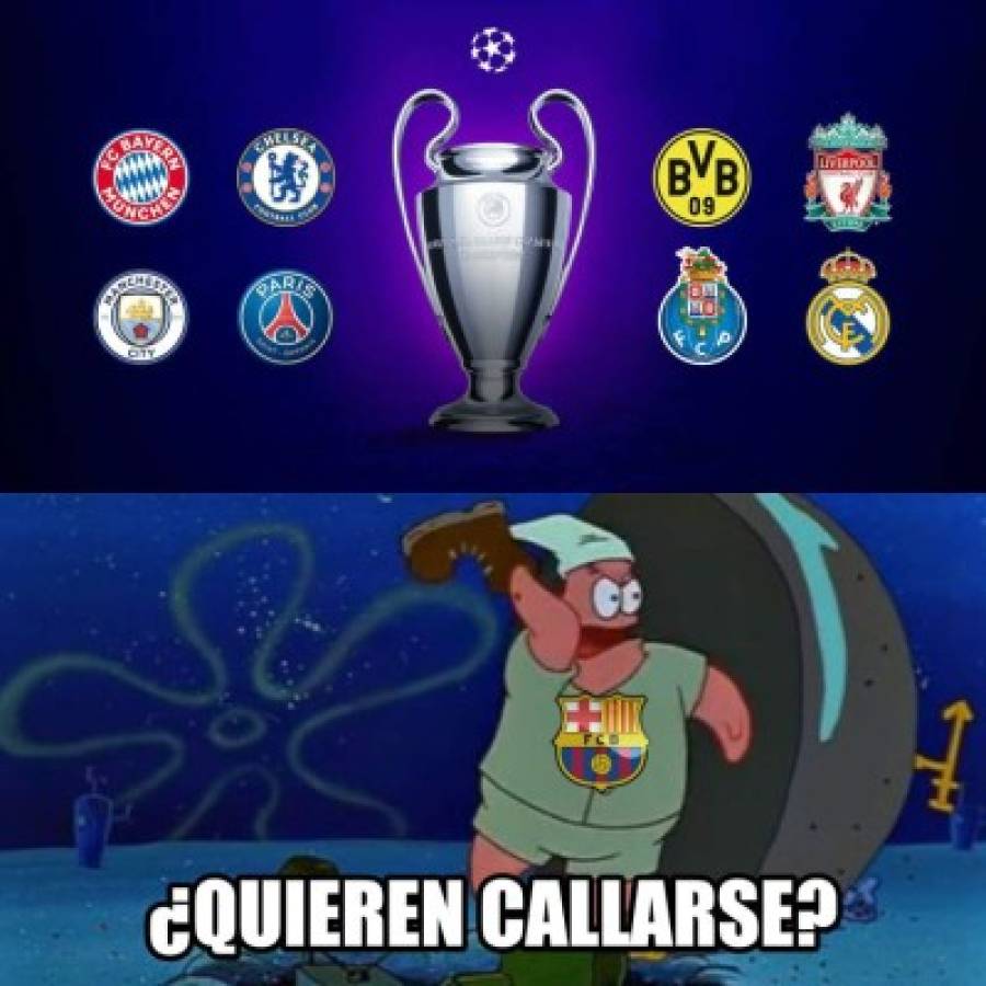 Los memes hacen pedazos al Barcelona tras el sorteo de cuartos de Champions, Real Madrid tampoco se salva