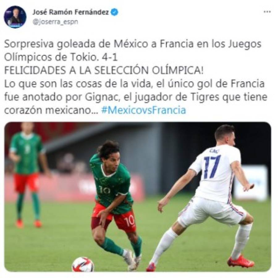 Prensa mexicana eufórica tras el debut en Tokio, pero Faitelson los baja de la nube: así reaccionaron ante la goleada a Francia