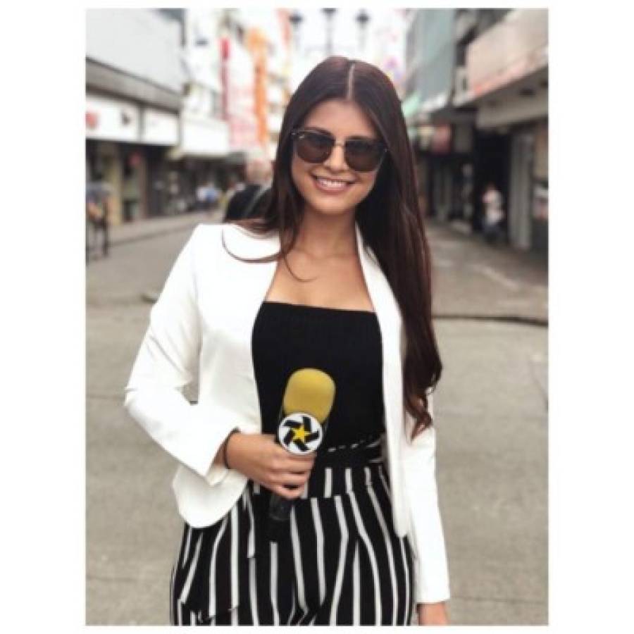 Fernada Chacón, la guapa periodista hija de ex jugador tico y seguidora del Real Madrid