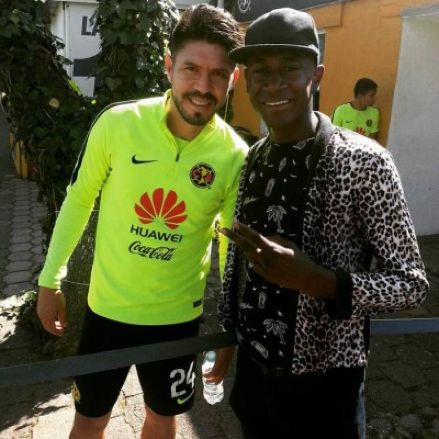 FOTOS: Así disfruta Brayan Laboriel con los jugadores del América de México