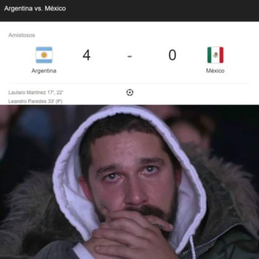Humillantes: Los memes destrozan a México tras recibir goleada de Argentina