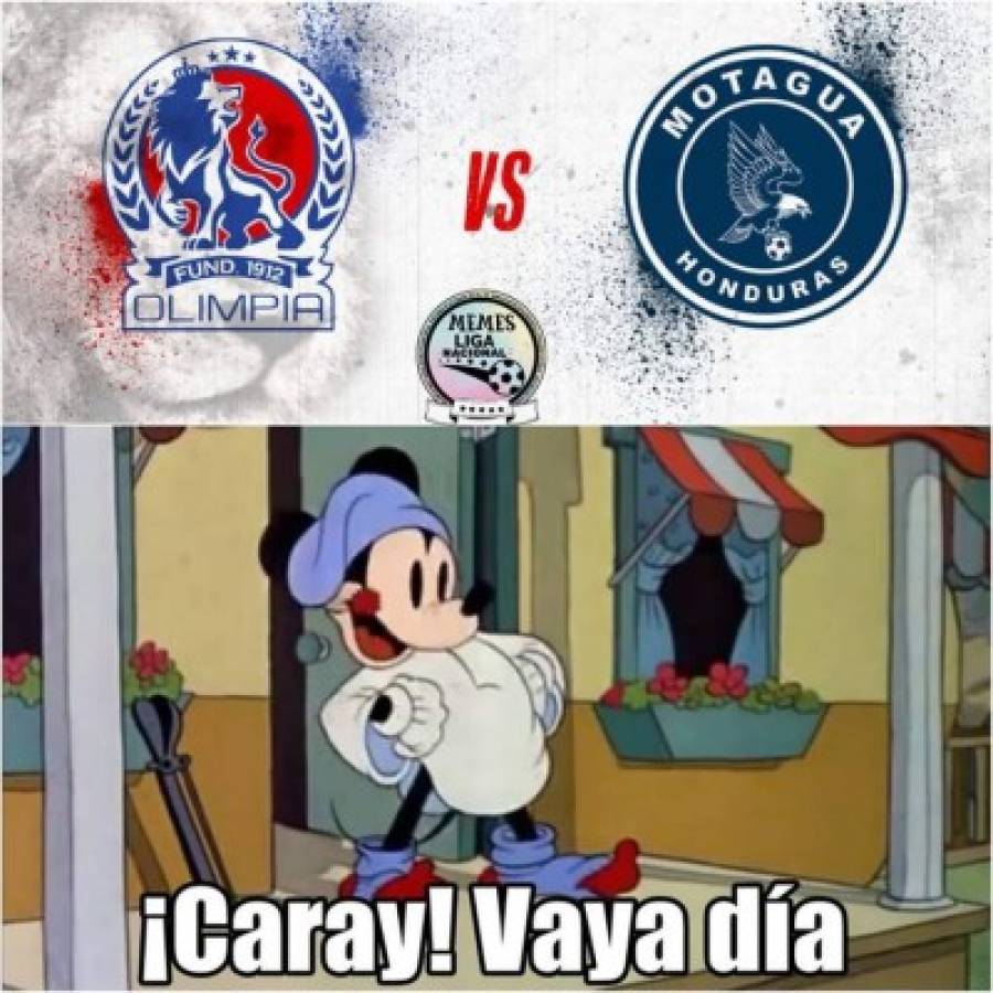 Olimpia se queda con el clásico y destruyen a Motagua con crueles memes