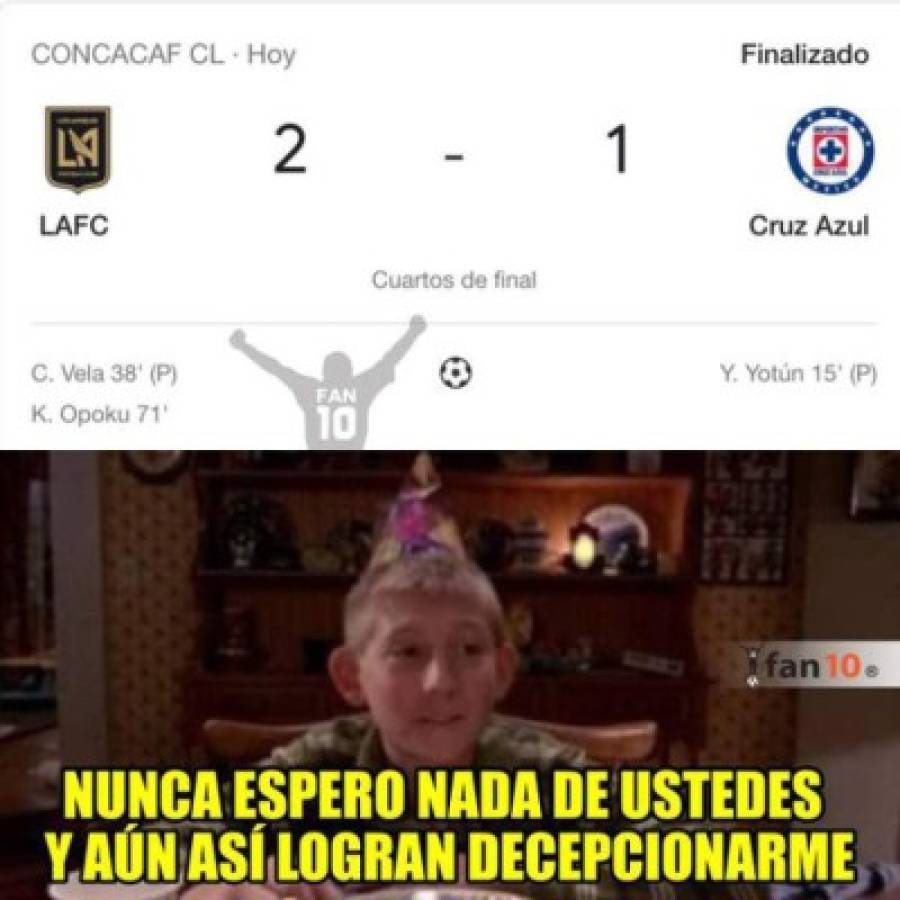 Los memes destrozan otra vez al Cruz Azul tras ser eliminados de la Concachampions