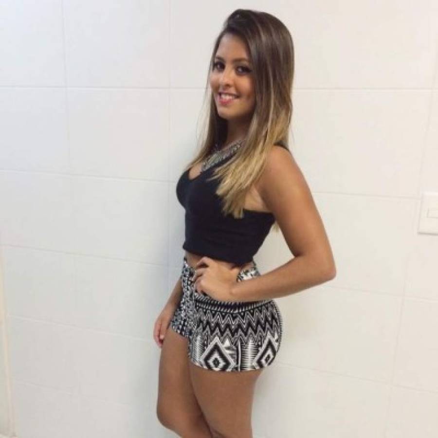 Danielle Favatto, la explosiva hija del brasileño Romario