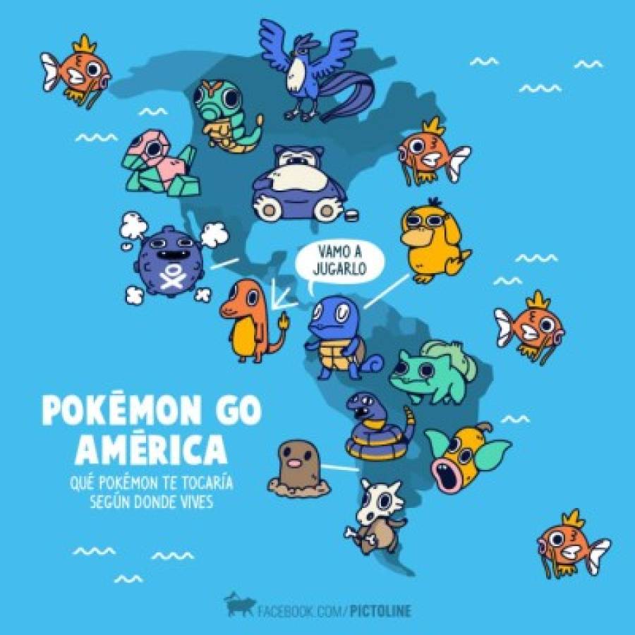 Los memes que desató la fiebre por jugar Pokemon Go