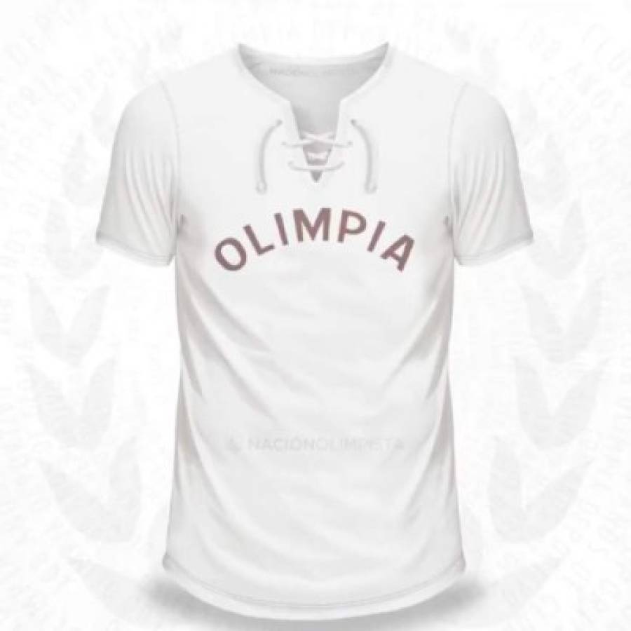 Con una de béisbol: Las camisas de local que ha usado Olimpia en sus 108 años de existencia