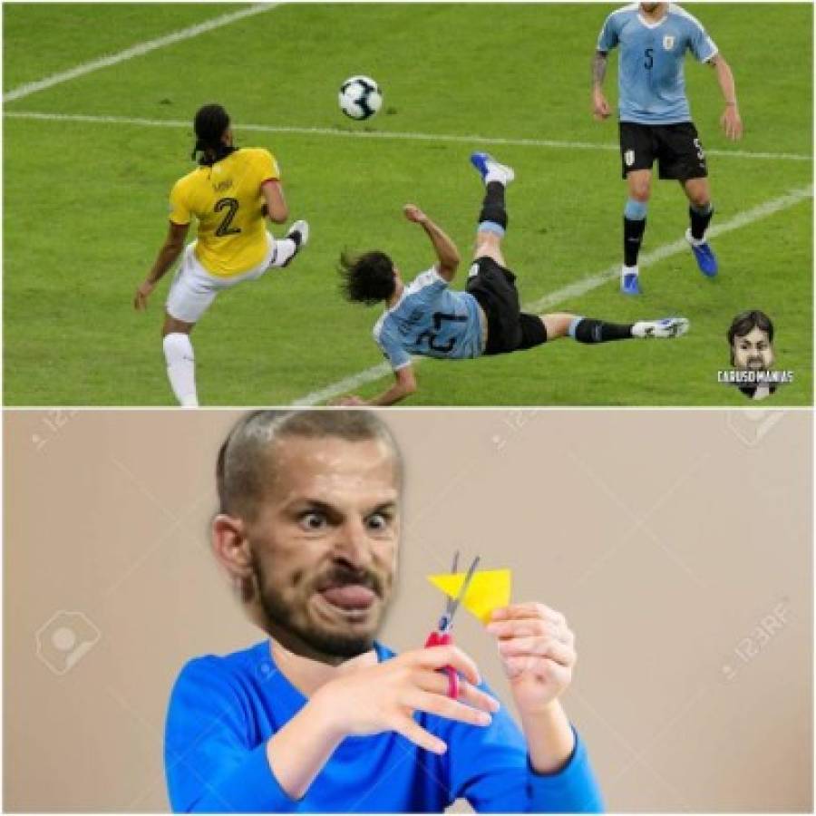 Los memes de la goleada de Uruguay a Ecuador donde destrozan al 'Bolillo' Gómez