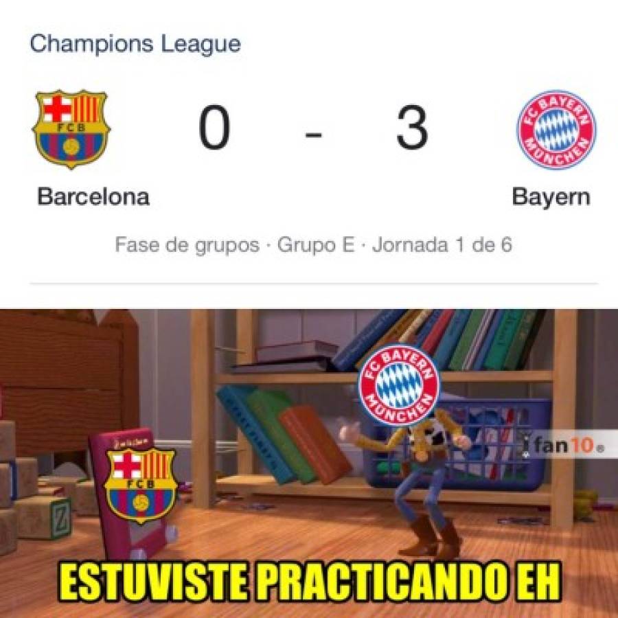 Bayern Munich golea otra vez y los memes destrozan al Barcelona; Cristiano Ronaldo no se salva