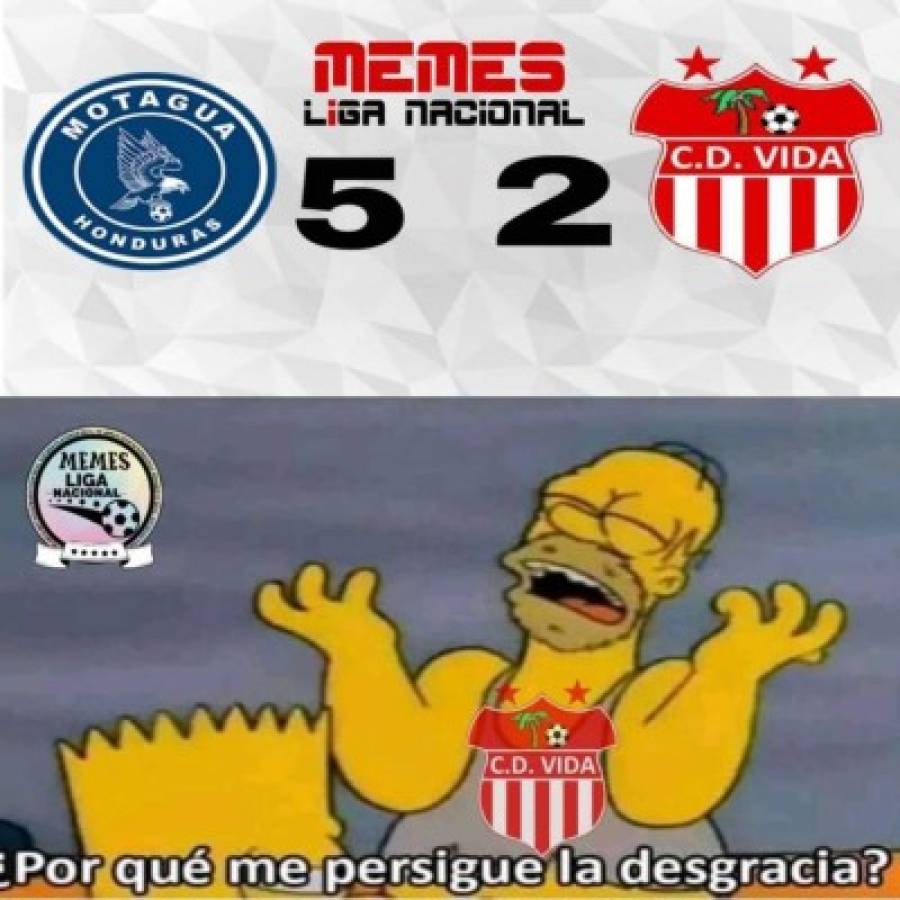 Memes: Motagua celebra la goleada ante el Vida y llegan las burlas en las redes sociales