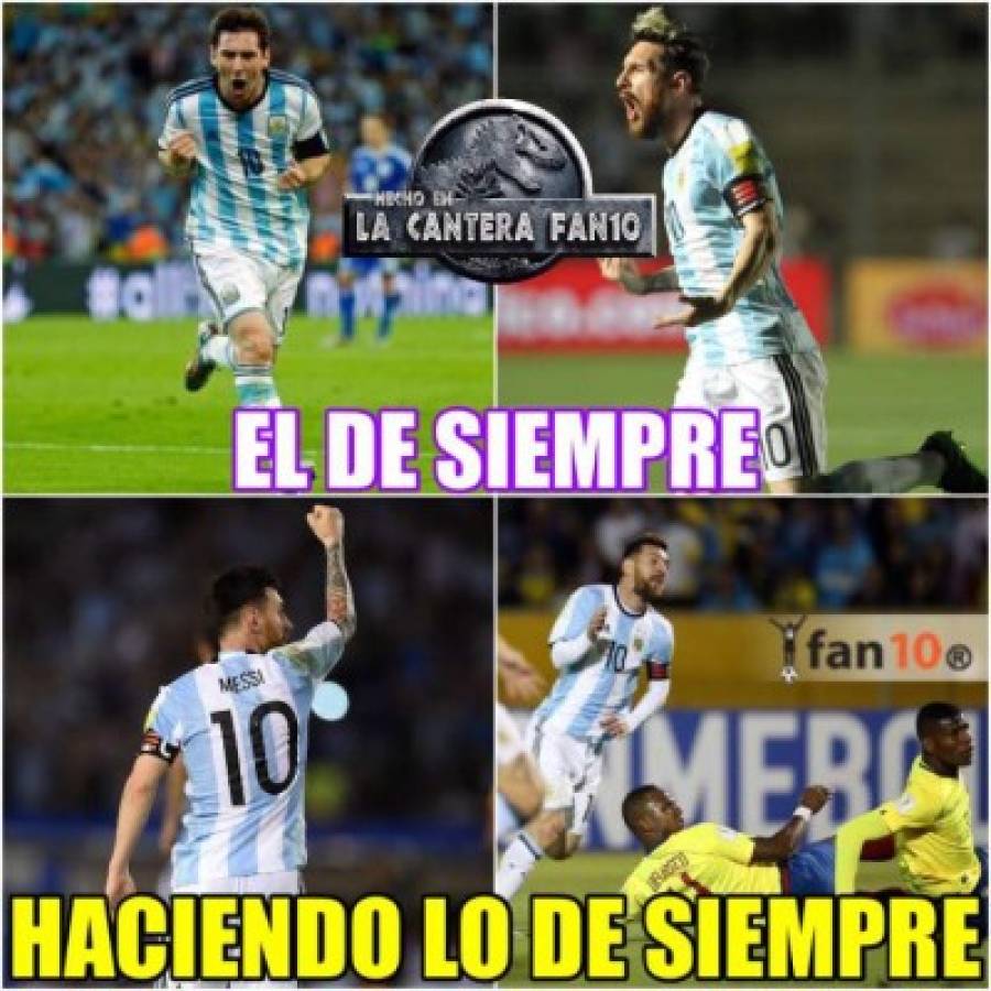 ¡MASACRADOS! Los memes atacan a Messi y Maradona tras clasificación de Argentina