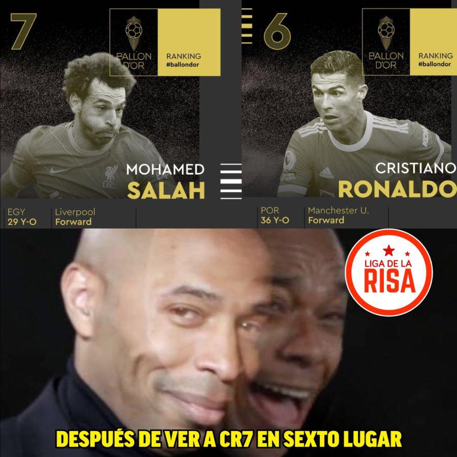 Los otros memes del Balón de Oro 2021 donde no perdonan a Messi ni a Cristiano Ronaldo