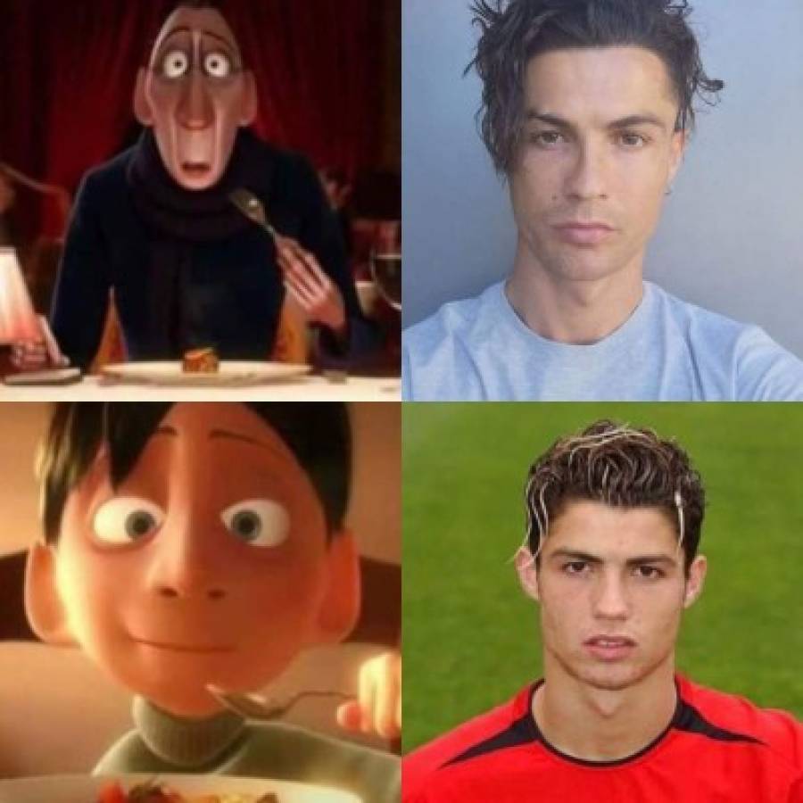 ¡Para reír más! Los memes siguen liquidando a Cristiano Ronaldo por su nuevo corte de pelo  