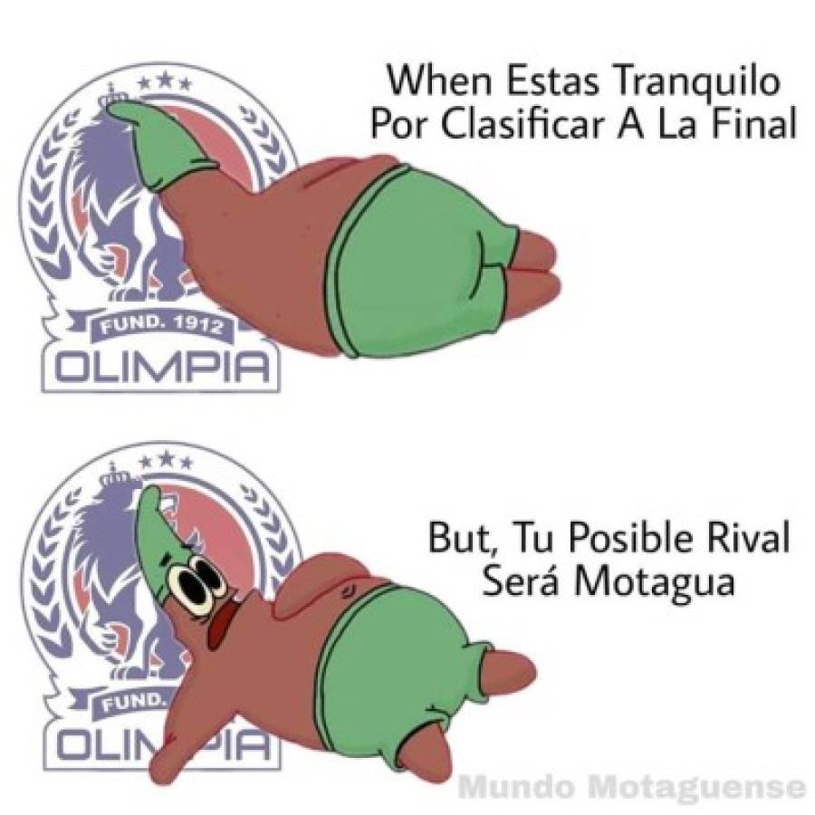 Memes: Hacen pedazos al Olimpia tras conocer que jugará con Motagua la final