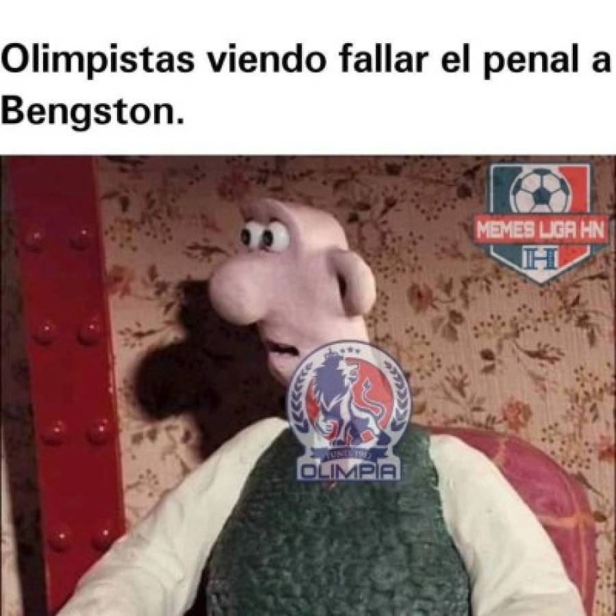 Los memes hacen pedazos a Bengtson por el penal fallado en el clásico Olimpia-Motagua