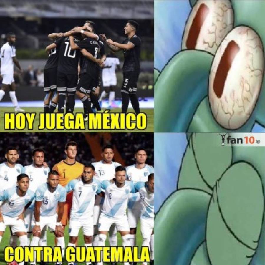 Los memes hacen pedazos a Uriel Antuna y Guatemala tras la goleada de México en amistoso