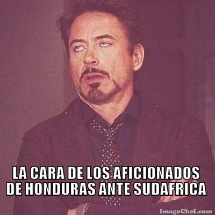 Los mejores memes que dejó el empate entre Honduras y Sudáfrica
