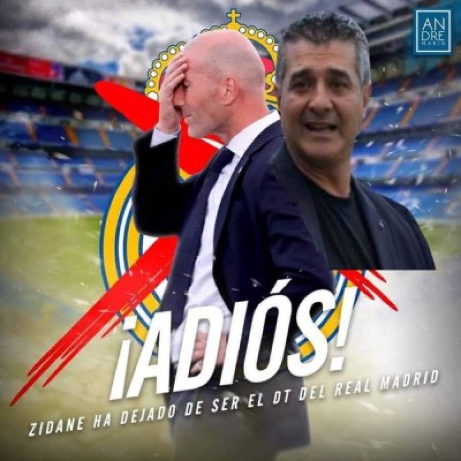 Los memes hacen pedazos al Real Madrid por la segunda marcha de Zidane ¡Ya hay sustituto!