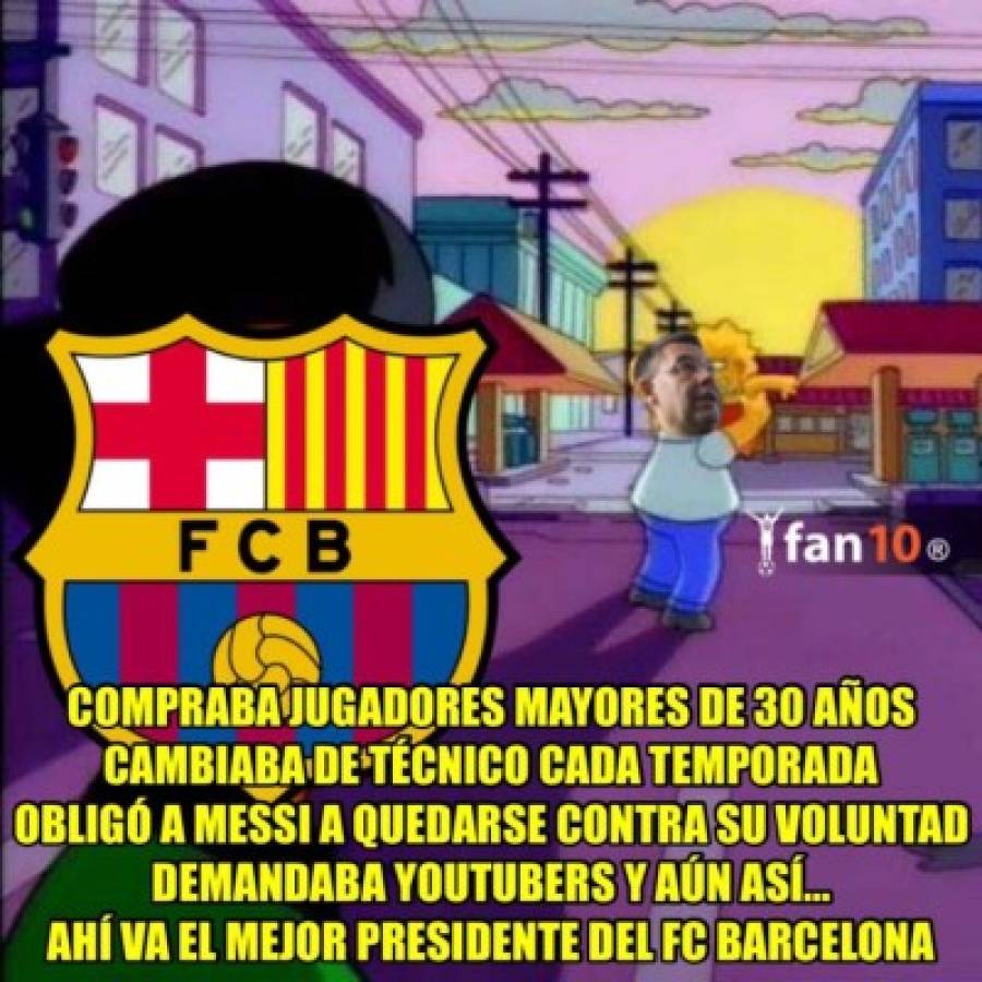 Messi y el Barcelona celebran: Los crueles memes de la renuncia de Bartomeu como presidente