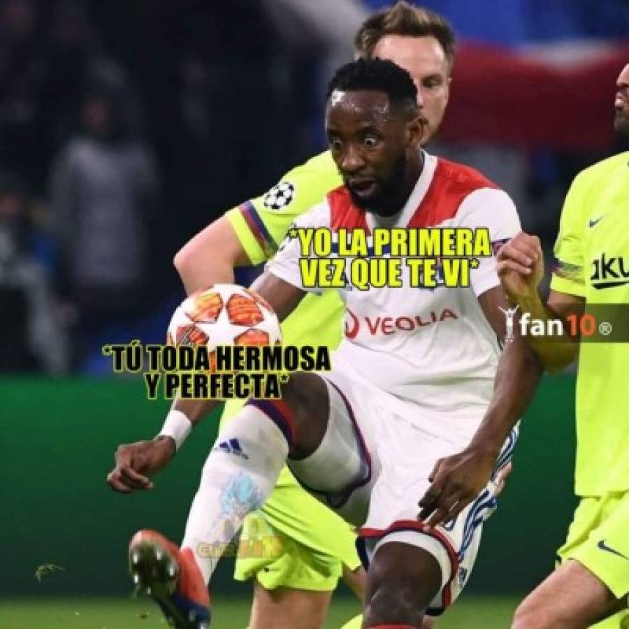 Los humillantes memes del empate del Barcelona ante el Lyon en Champions