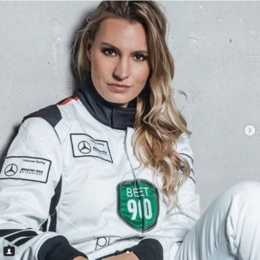 Ella es Doreen Seidel, la modelo playboy que quiere ser campeona de la Fórmula 1