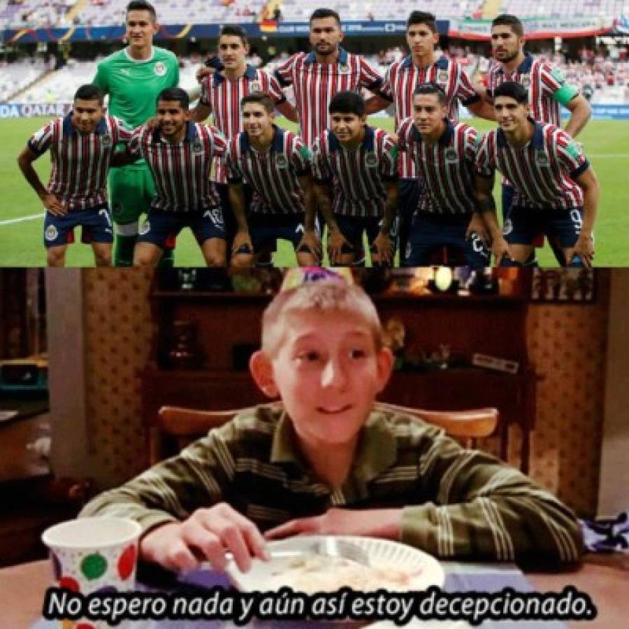 Acribillan a Chivas con memes tras hacer el ridículo en el Mundial de Clubes