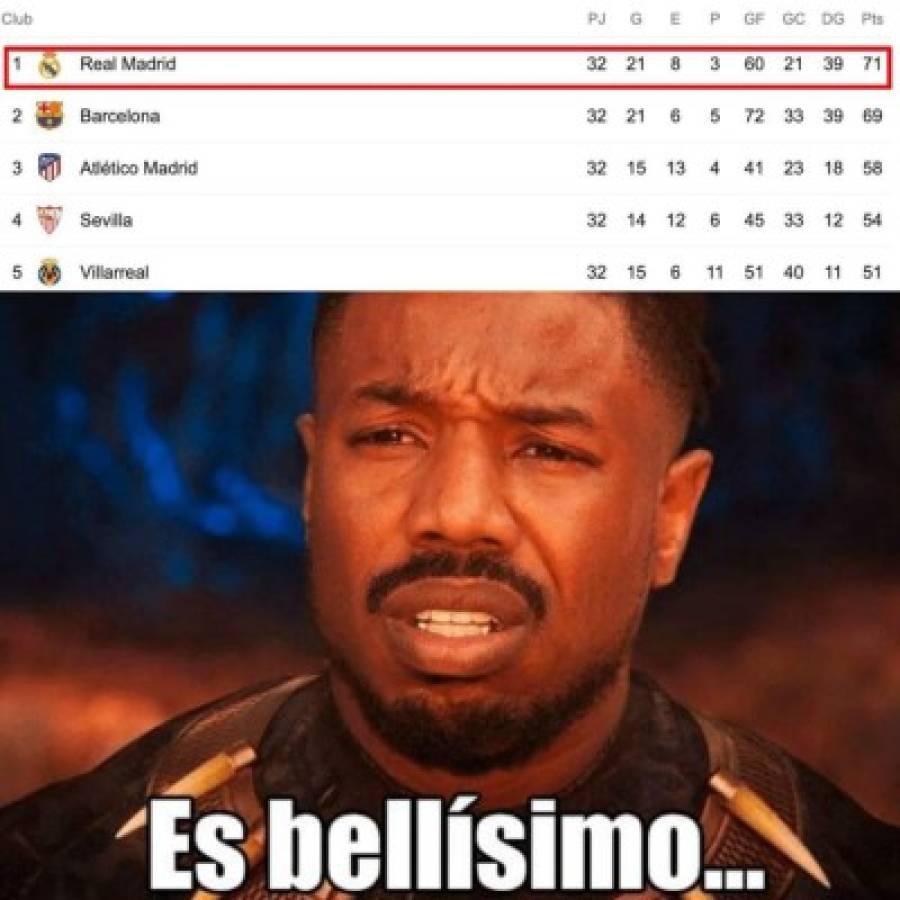 El tacón de Benzema y los memes acribillan al Barcelona tras el liderato del Real Madrid