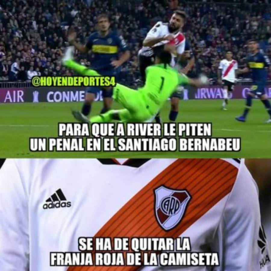 Los memes se burlan de Boca tras perder contra River en el Bernabeú