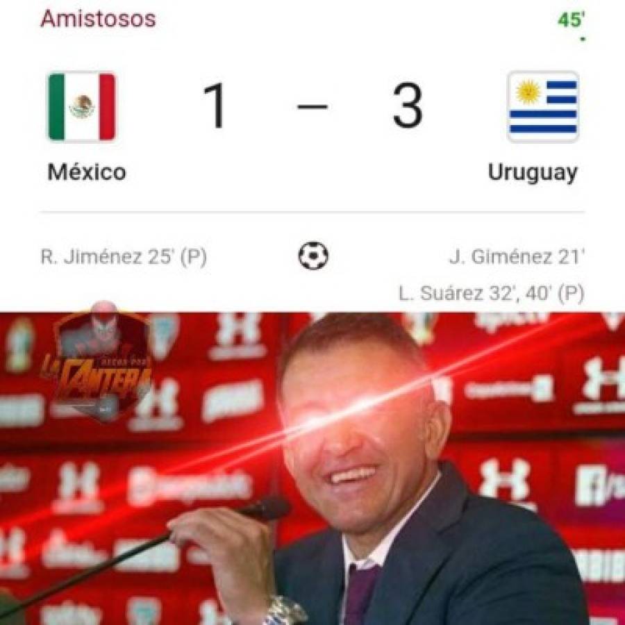 México es goleada por Uruguay y le llueven divertidos memes