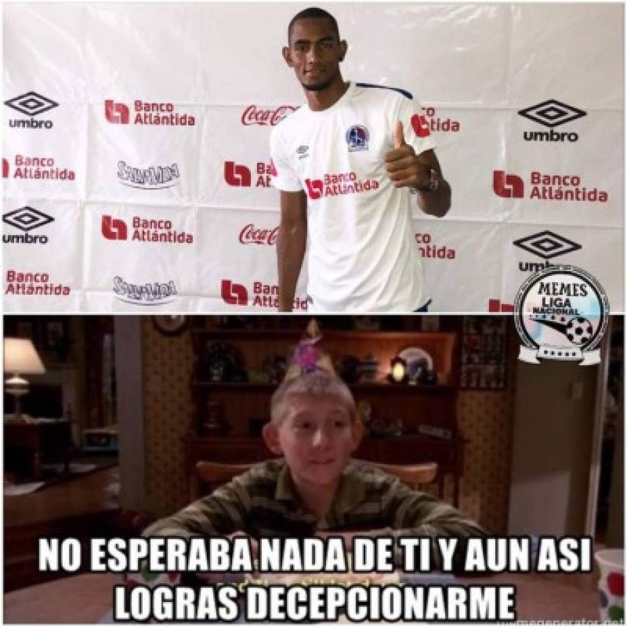 Los memes hacen pedazos a Bengtson por el penal fallado en el clásico Olimpia-Motagua