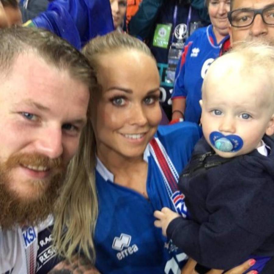 FOTOS: La 'mamá fitness” le llaman a la bella esposa del capitán de Islandia
