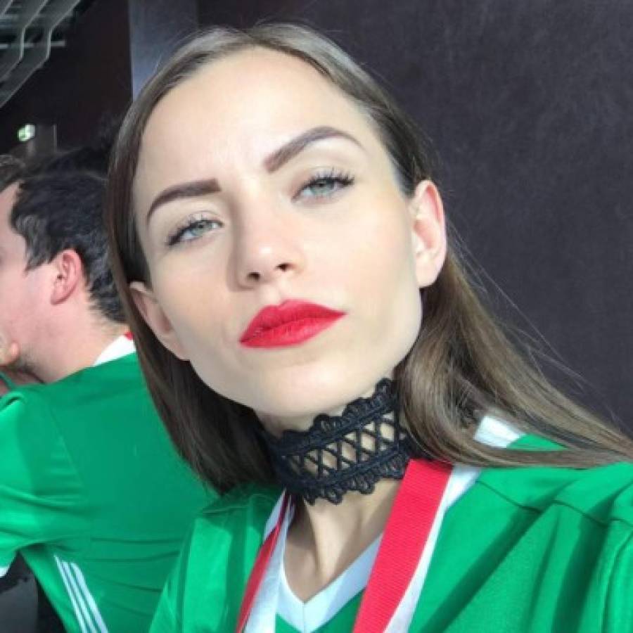 Melanie Pavola, la guapa aficionada mexicana que se ilusiona con el mundial