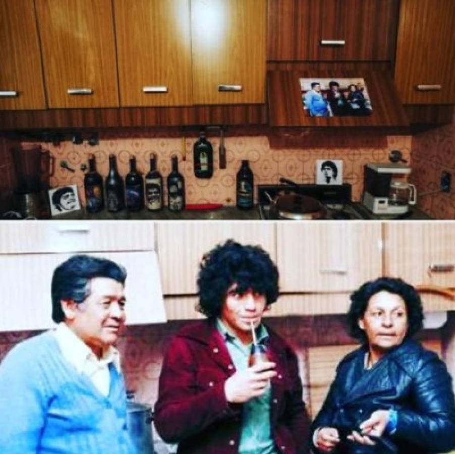 Así es la humilde casa en la que Maradona abandonó la pobreza junto a su familia