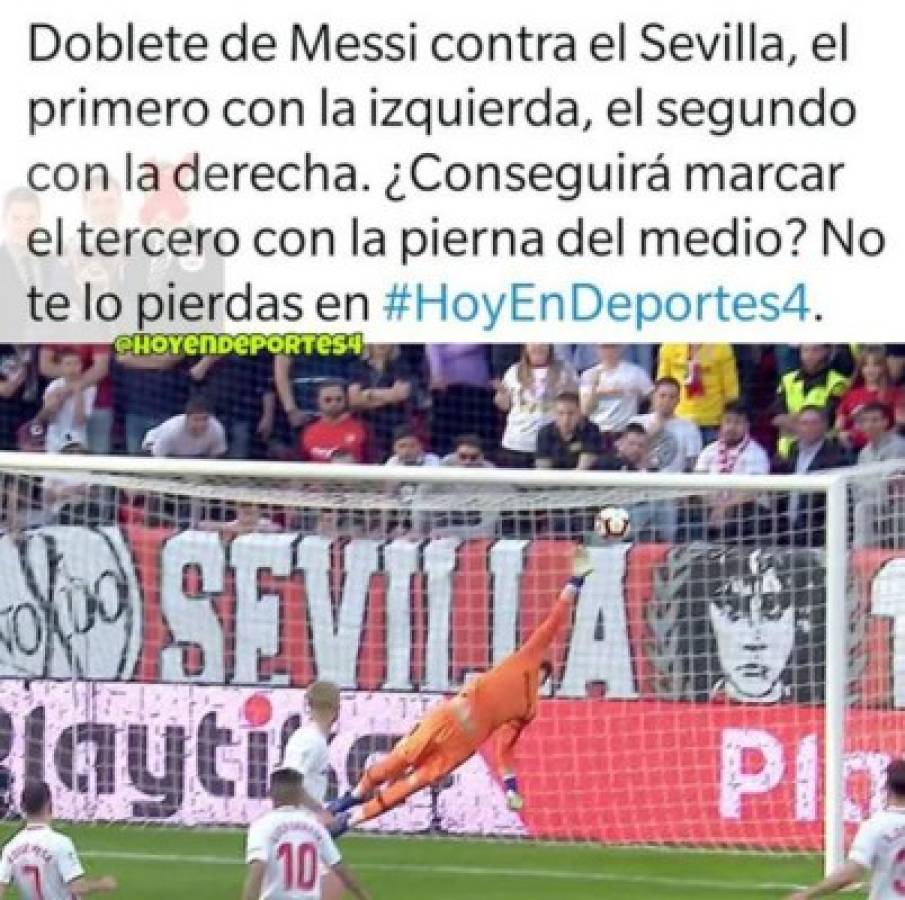 Los otros memes que 'descuartizan' a Pelé por el hattrick de Messi al Sevilla