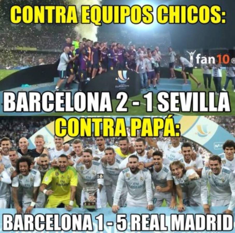 Los memes que dejó el triunfo del Barcelona en la Supercopa de España