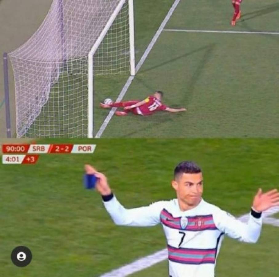 El escándalo de Cristiano Ronaldo tras el gol anulado: Feo gesto y revelan las palabras que dijo  