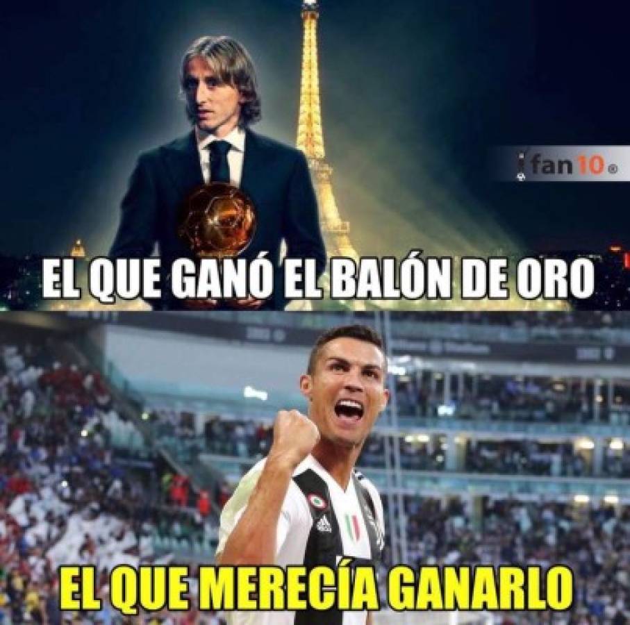 Memes: Destruyen a Cristiano Ronaldo y Messi por el Balón de Oro conquitado por Modric