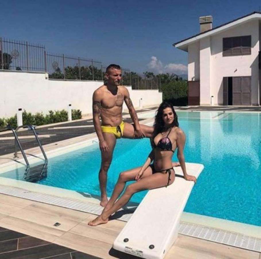 Las picantes vacaciones de Ciro Immobile y su espectacular esposa Jessica Melena