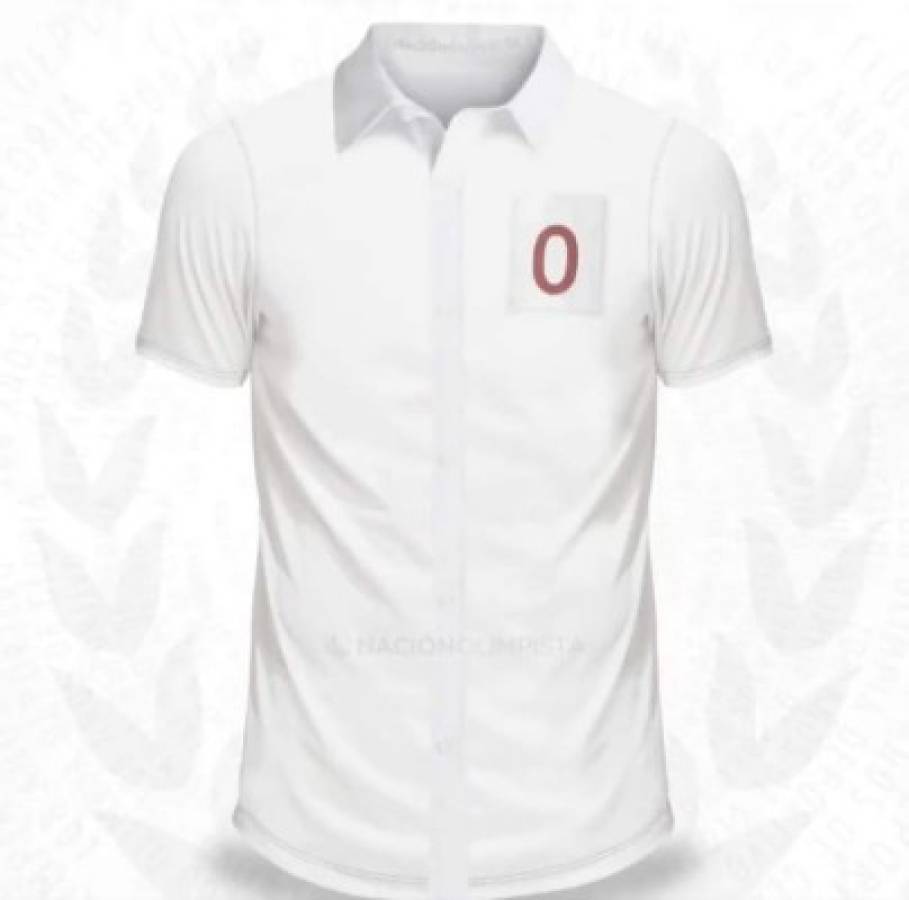 Con una de béisbol: Las camisas de local que ha usado Olimpia en sus 108 años de existencia