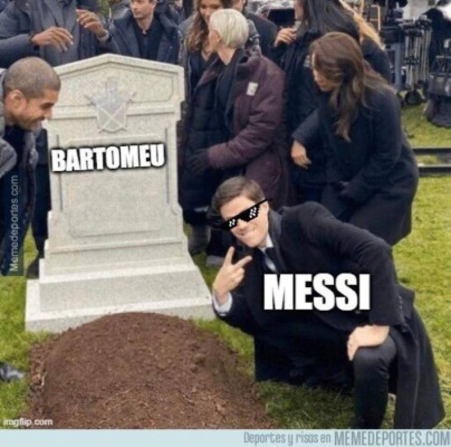 Messi y el Barcelona celebran: Los crueles memes de la renuncia de Bartomeu como presidente