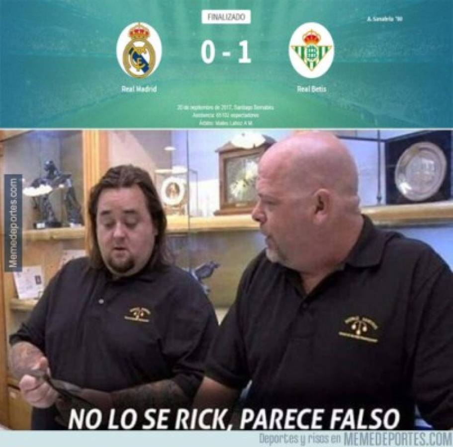 NO PARAN: Los nuevos memes que siguen celebrando la derrota del Real Madrid ante el Betis