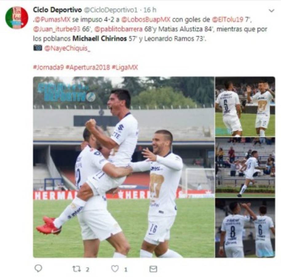 Lo que dicen los medios mexicanos tras el gol de Michaell Chirinos