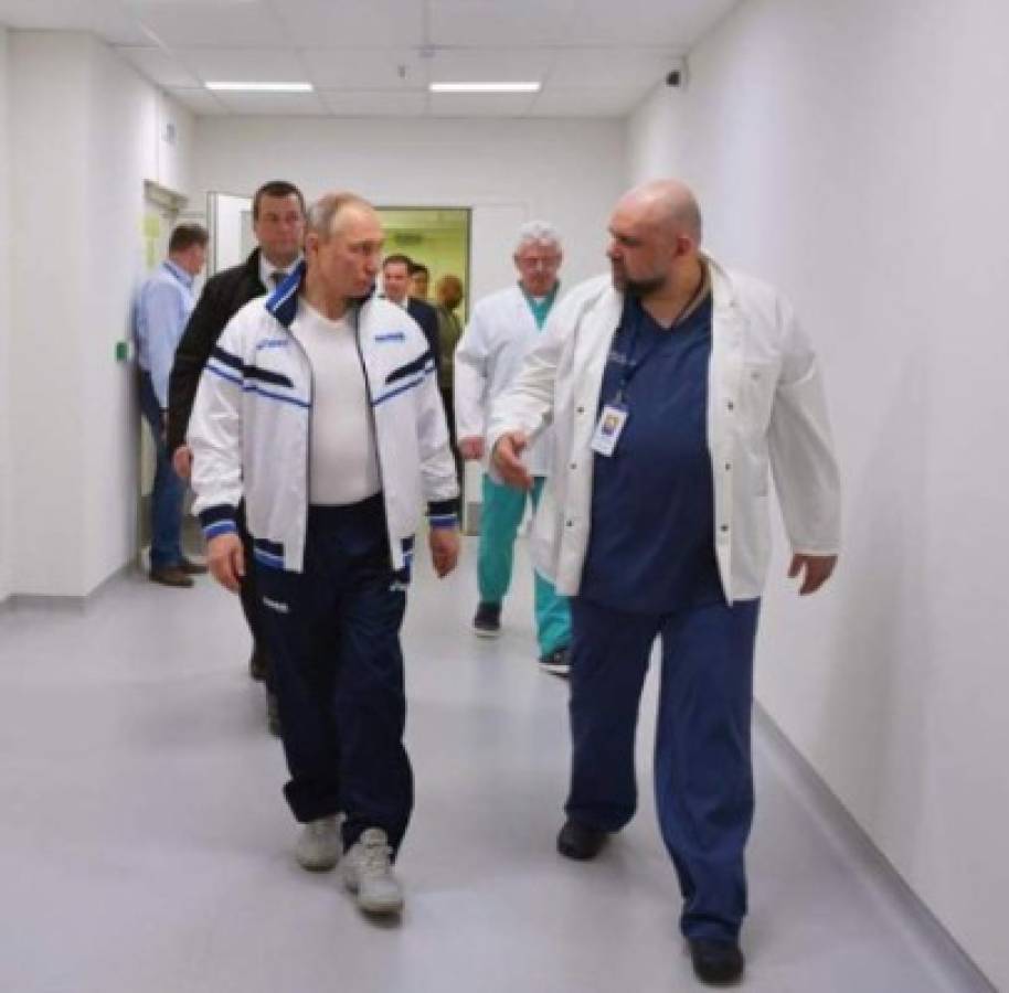 Fotos: Putin sorprende al mundo tras visitar a pacientes infectados por coronavirus
