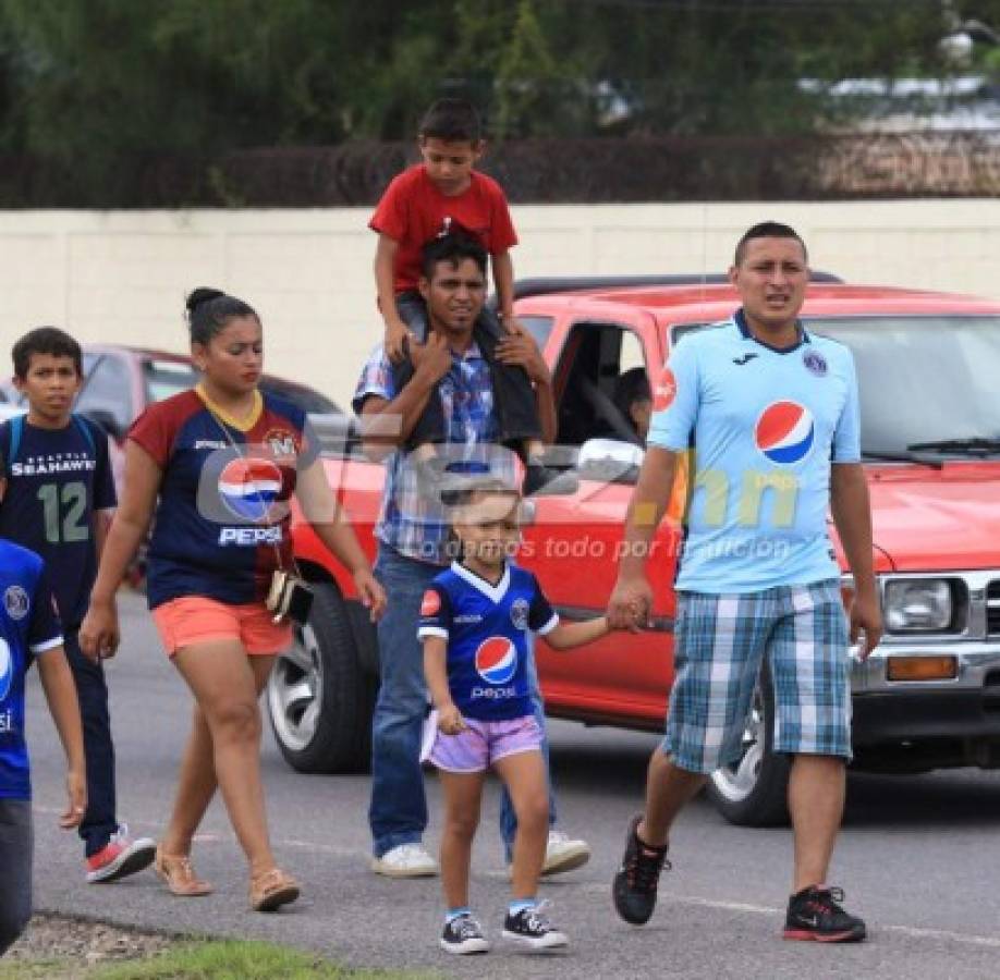 Así se volvió a vivir un partido de Liga Nacional en Comayagua