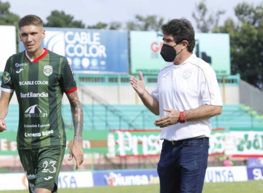 Héctor Vargas está en la cuerda floja como entrenador de Marathón: 'Si me pagan el contrato, me voy ya'